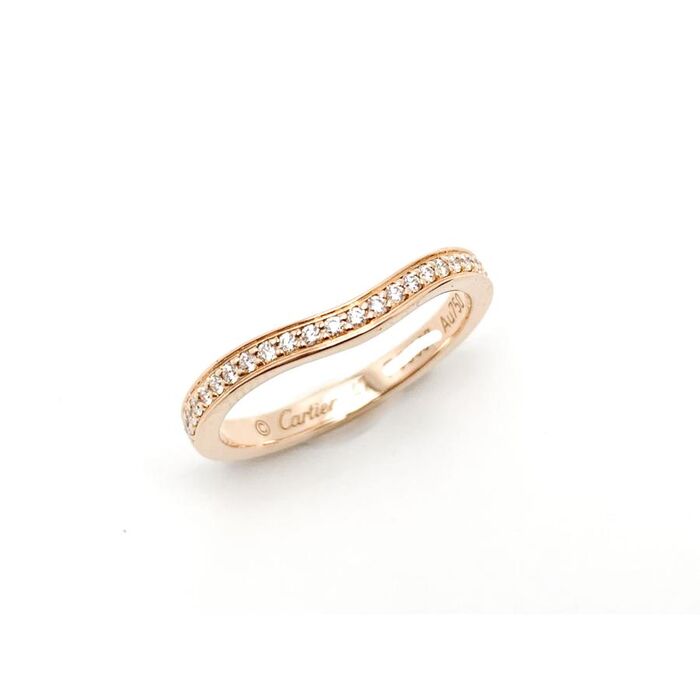 画像11833：TIFFANY & CO./ティファニー 750RG ハーモニー ダイヤ バンドリング