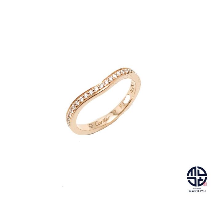 画像11836：TIFFANY & CO./ティファニー 750RG ハーモニー ダイヤ バンドリング