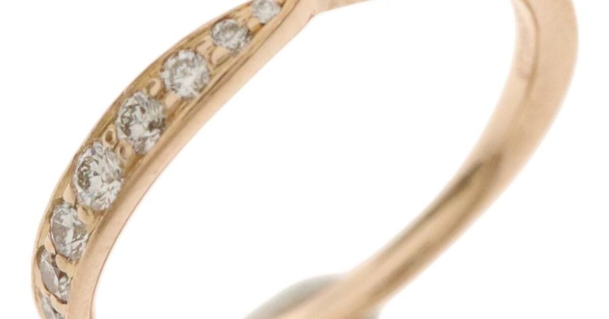 TIFFANY & CO./ティファニー AU750RG ハーモニー ダイヤ バンドリング 