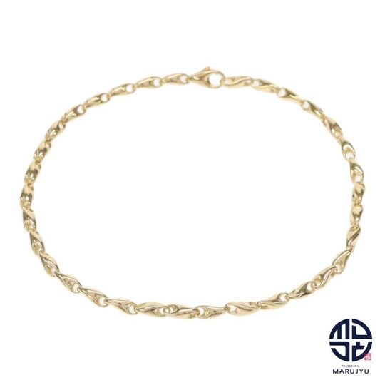 画像32311：GEORG JENSEN/ジョージジェンセン 750YG リフレクト エクストラスリム ブレスレット