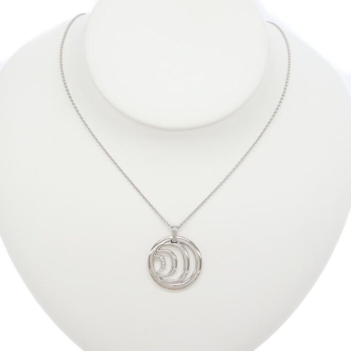 画像33350：DAMIANI/ダミアーニ SILVER Dモチーフ サークル ダミアニッシマ ダイヤ ネックレス