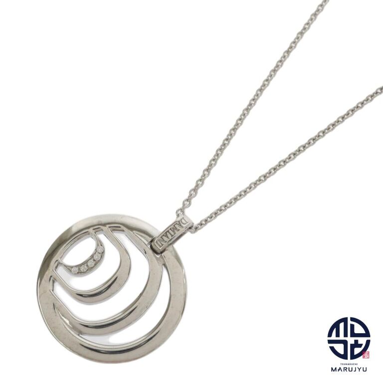 画像33351：DAMIANI/ダミアーニ SILVER Dモチーフ サークル ダミアニッシマ ダイヤ ネックレス