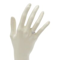 画像33467：TASAKI/タサキ K18WG クローバー ダイヤ0.08ct リング