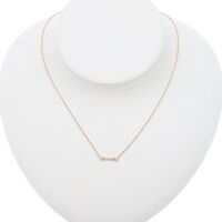 画像33897：TIFFANY & CO./ティファニー 750 ダイヤ バー ライン ネックレス