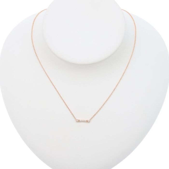 画像33897：TIFFANY & CO./ティファニー 750 ダイヤ バー ライン ネックレス