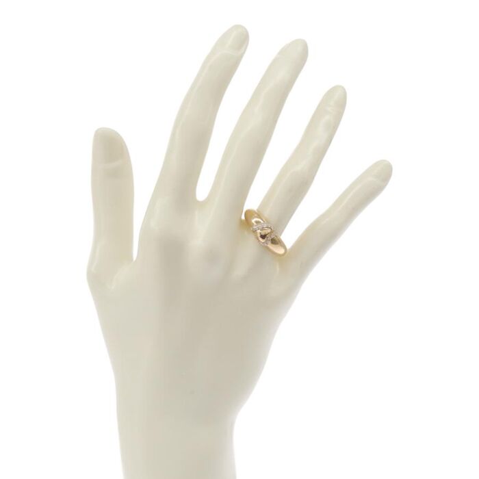 画像34217：BOUCHERON/ブシュロン 750YG ハートモチーフ パヴェダイヤ リング