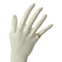 画像4648：BOUCHERON/ブシュロン 750YG ハートモチーフ パヴェダイヤ リング