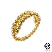 画像5454：BOUCHERON/ブシュロン 750YG ハートモチーフ パヴェダイヤ リング