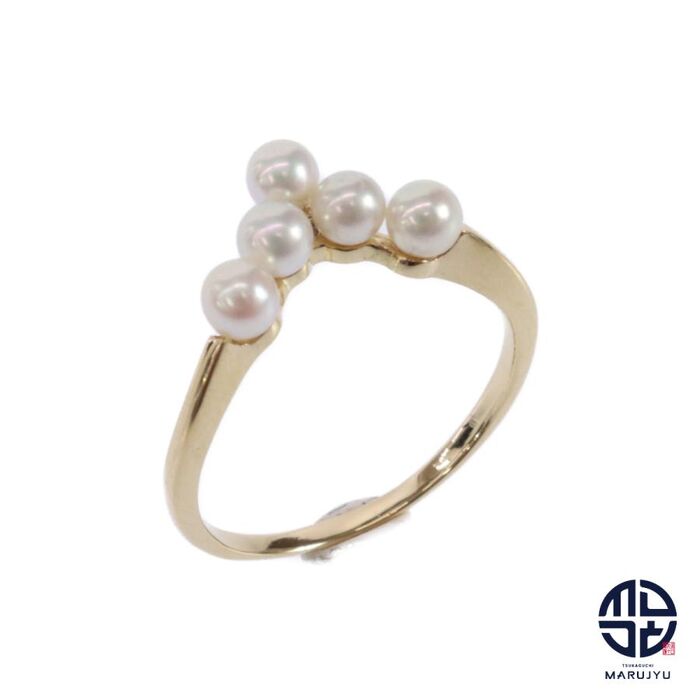 画像5794：BOUCHERON/ブシュロン 750YG ハートモチーフ パヴェダイヤ リング