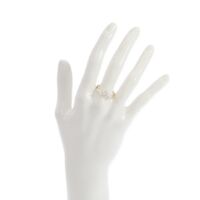画像5795：BOUCHERON/ブシュロン 750YG ハートモチーフ パヴェダイヤ リング