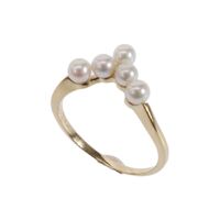 画像5796：BOUCHERON/ブシュロン 750YG ハートモチーフ パヴェダイヤ リング