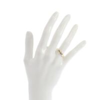 画像6007：BOUCHERON/ブシュロン 750YG ハートモチーフ パヴェダイヤ リング