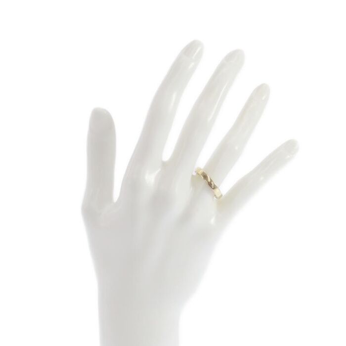 画像6007：BOUCHERON/ブシュロン 750YG ハートモチーフ パヴェダイヤ リング
