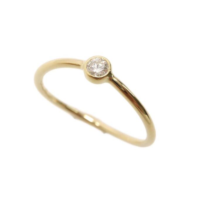 画像6922：BOUCHERON/ブシュロン 750YG ハートモチーフ パヴェダイヤ リング
