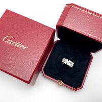 画像7687：BOUCHERON/ブシュロン 750YG ハートモチーフ パヴェダイヤ リング