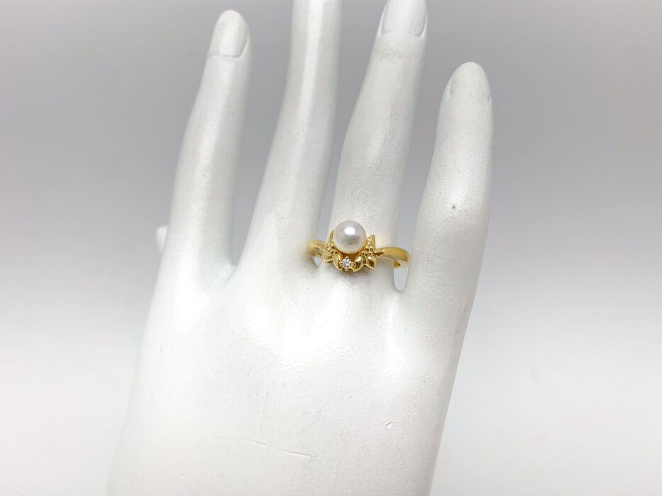 画像8491：TIFFANY & CO./ティファニー 750RG ハーモニー ダイヤ バンドリング