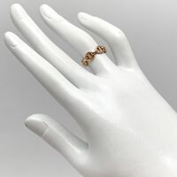 画像8925：TIFFANY & CO./ティファニー 750RG ハーモニー ダイヤ バンドリング